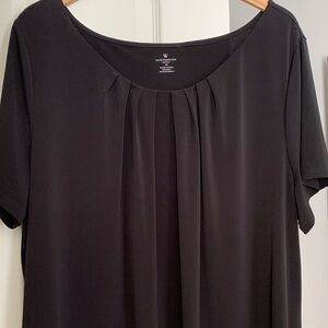 Worthington Black Blouse 2X
